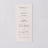Autumn Frame Wedding Programs Gold Raw Sienna Signature
