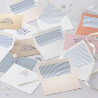 Countryside Crest Euro Envelope Liners Royal Blue Luxe