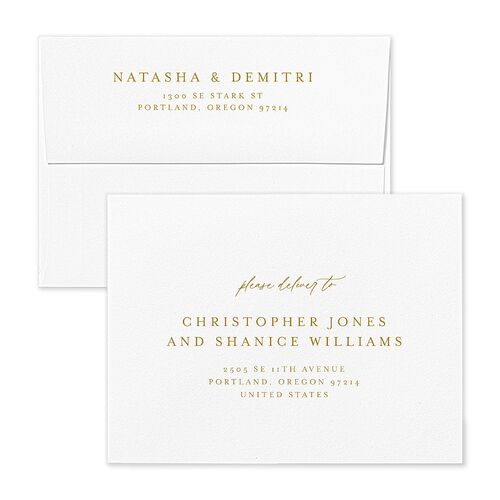 Botanical Monogram Save the Date Magnet Envelopes Terracotta Marigold Recipient Address Signature Standard