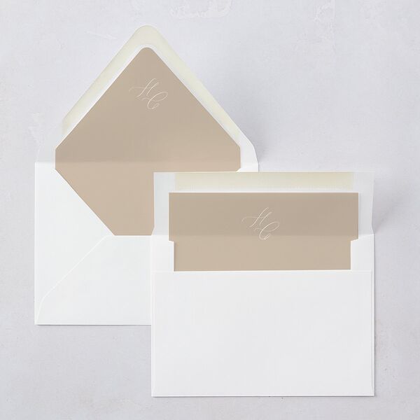 Luxury Floral Archway Euro Envelope Liners Dijon Luxe