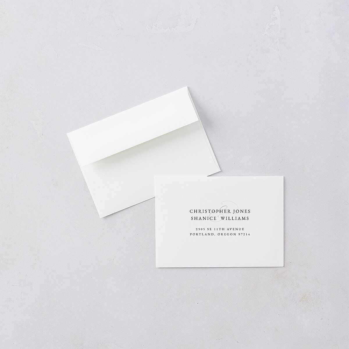 Romantic Roses Wedding Response Cards Off-White Signature Standard