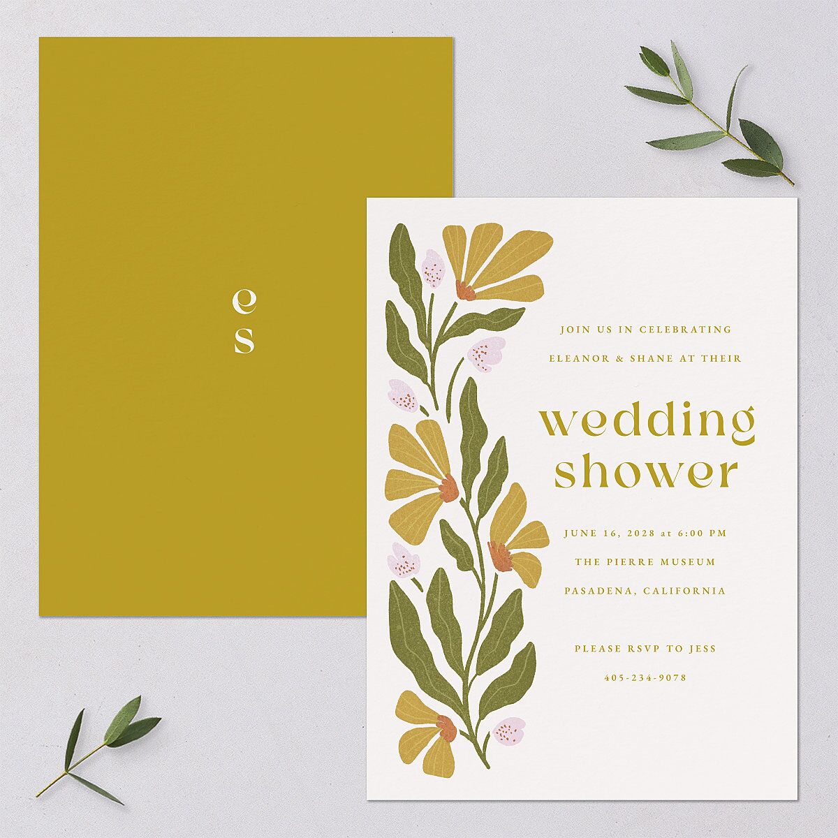 Flower Market Bridal Shower Invitations — view 1