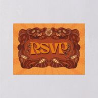 Wedstock Wedding Response Cards Red Clay Signature