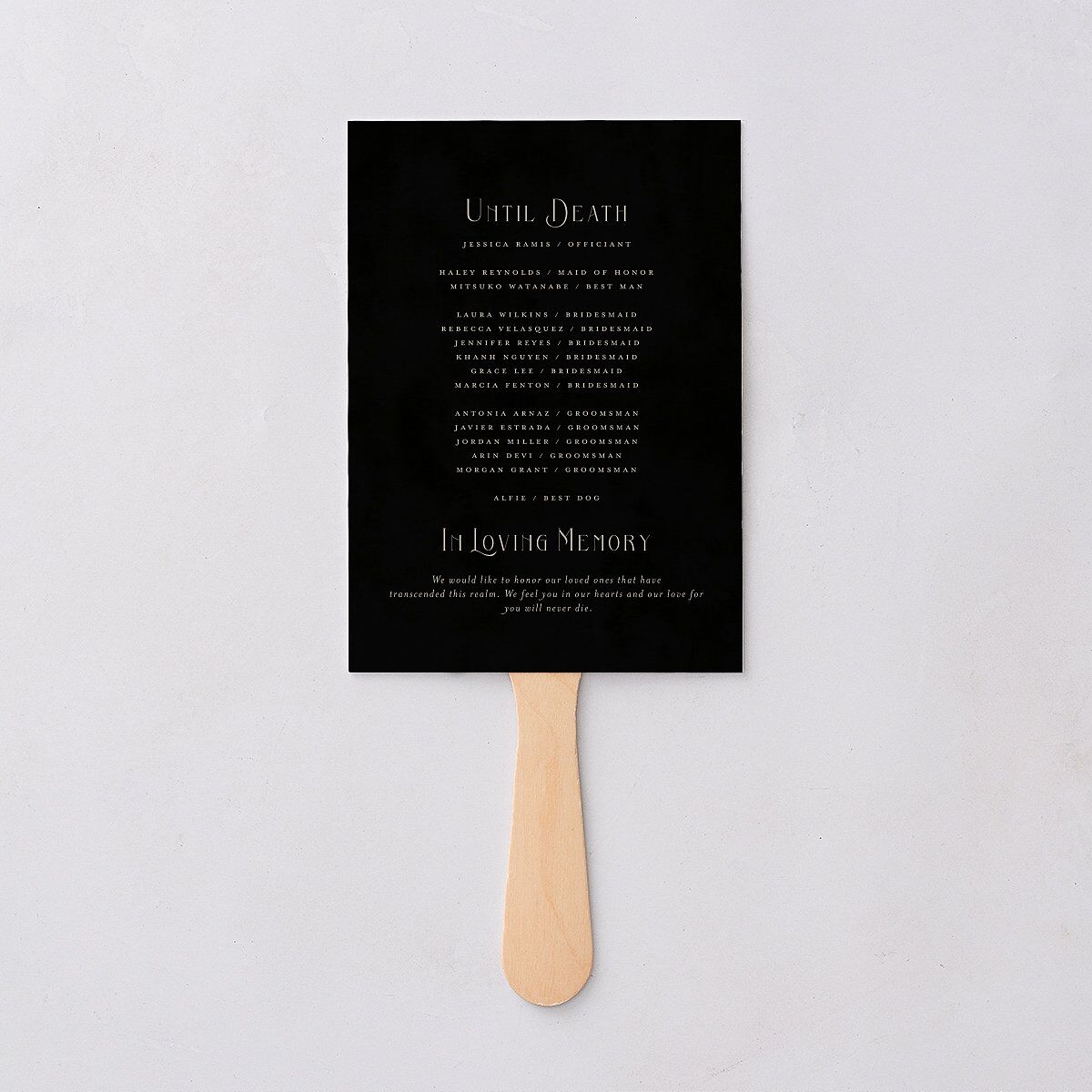 Gothic Gate Fan Programs Licorice Signature Standard