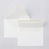 Graceful Botanical Euro Envelope Liners Shadow Gray Luxe