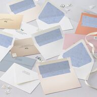 Minimal Floral Euro Envelope Liners Ocean Luxe