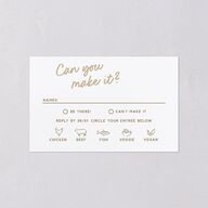 Color Pop Retro Photo All-in-One Wedding Invitations Sand Signature Light Both Recipient and Return Addresses No