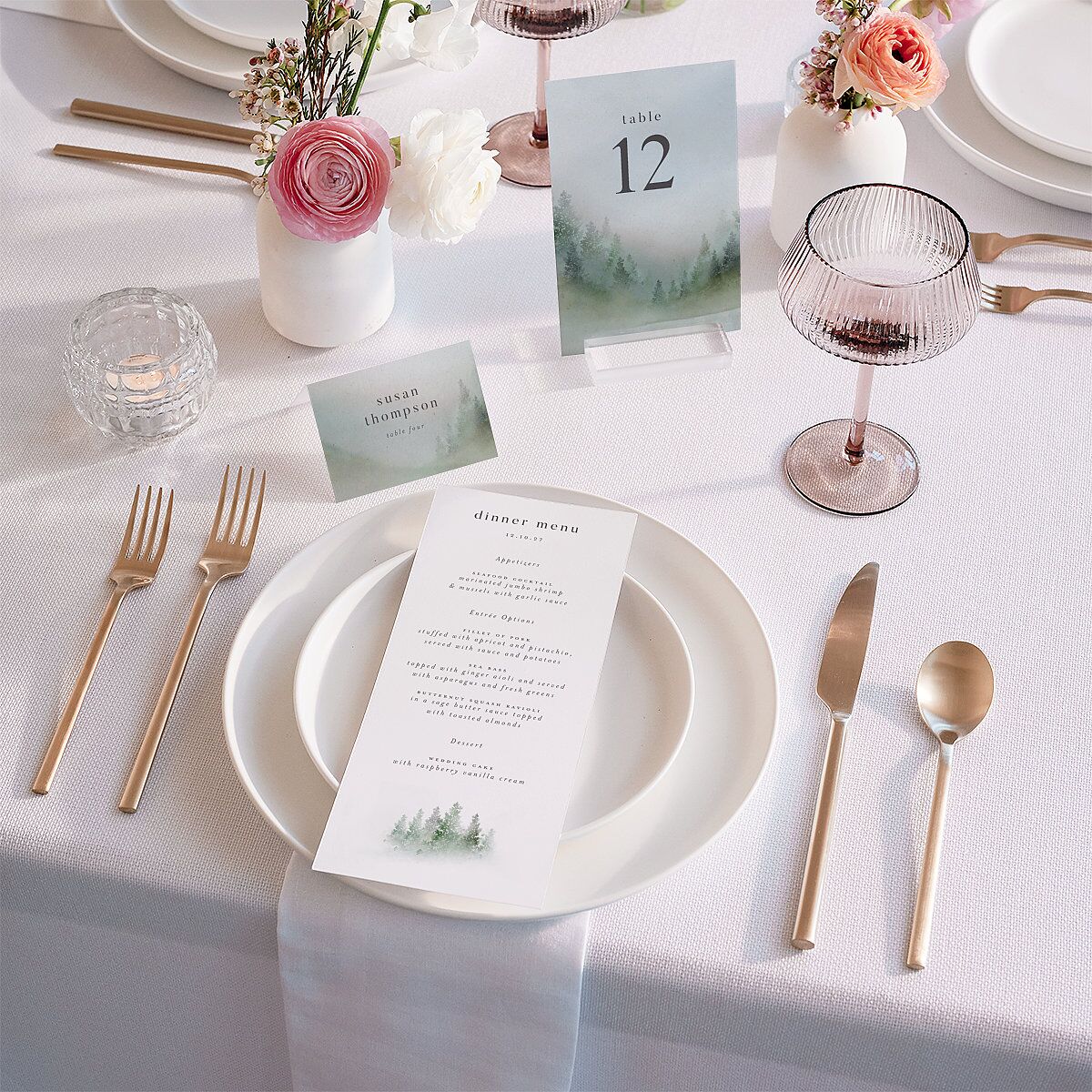 Mountain Mist Table Numbers — view 4