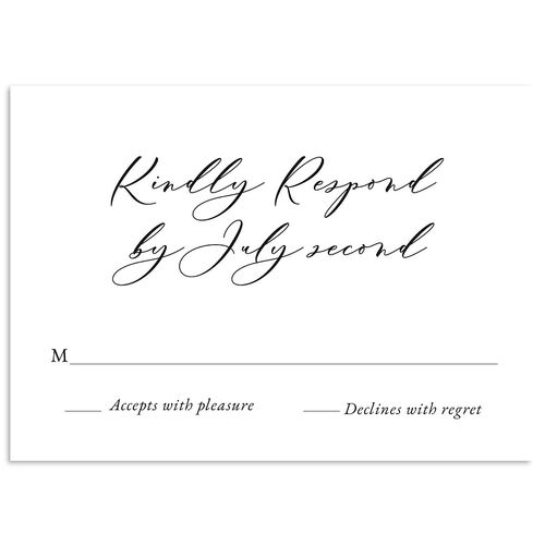 Vintage Lavender Wedding Response Cards Midnight Signature Standard