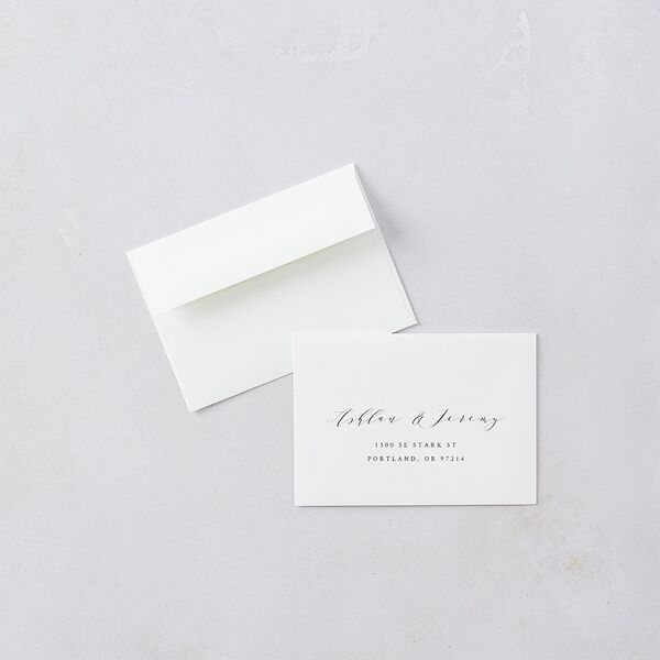 Simply Elegant Wedding Response Cards Champagne Signature Standard