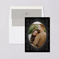 Regal Photo Foil Rehearsal Dinner Invitations Midnight Signature Blank Standard