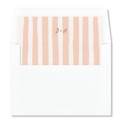 Eclectic Painted Stripes Envelope Liners Espresso Standard