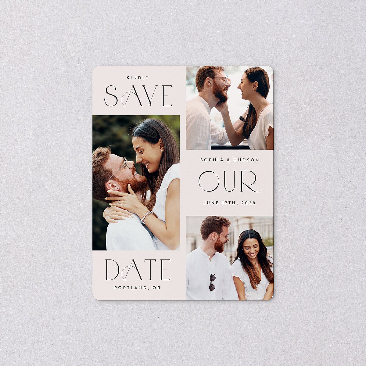Beloved Union Save The Date Magnets — view 1