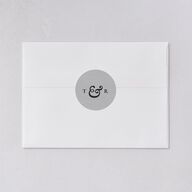 Newspaper Wedding Stickers Pure White