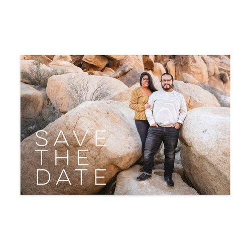 Painted Desert Save The Date Postcards Dusty Rose