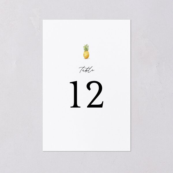 Charming Charleston Table Numbers Pure White Signature