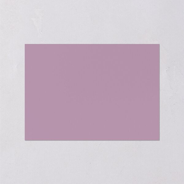 Floral Fern Frame Wedding Response Cards Purple Petal Signature Standard