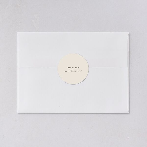 Soft Pampas Botanical Engagement Party Stickers Sepia Circle