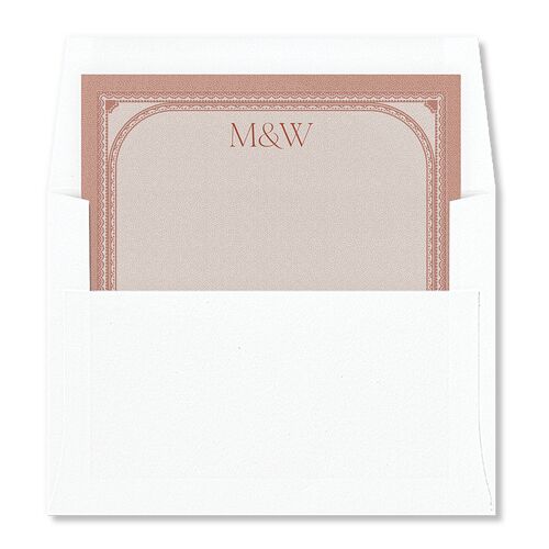 Twilight Pond Envelope Liners Copper Standard