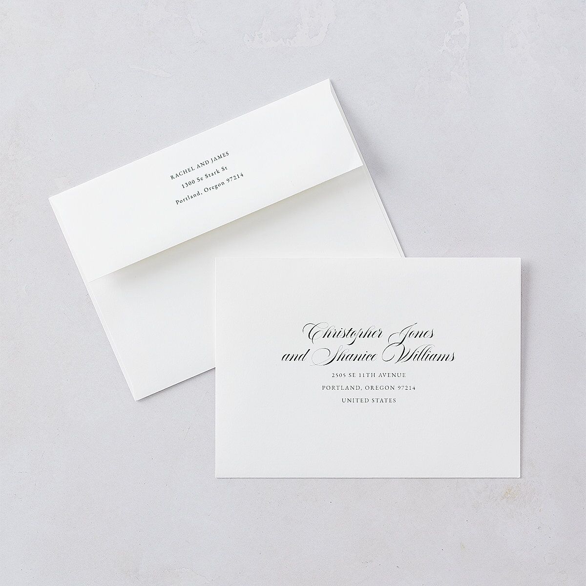 Luxe Monogram Wedding Invitations Dark Green Signature Blank No Standard