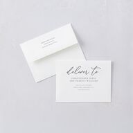 Gilded Photo Foil Thank You Cards Gold Midnight Navy
