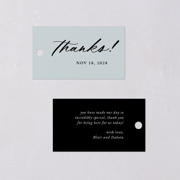 Vertical Names Favor Gift Tags Licorice Signature