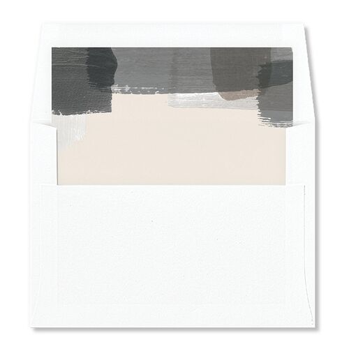 Painted Holiday Envelope Liners Licorice Standard