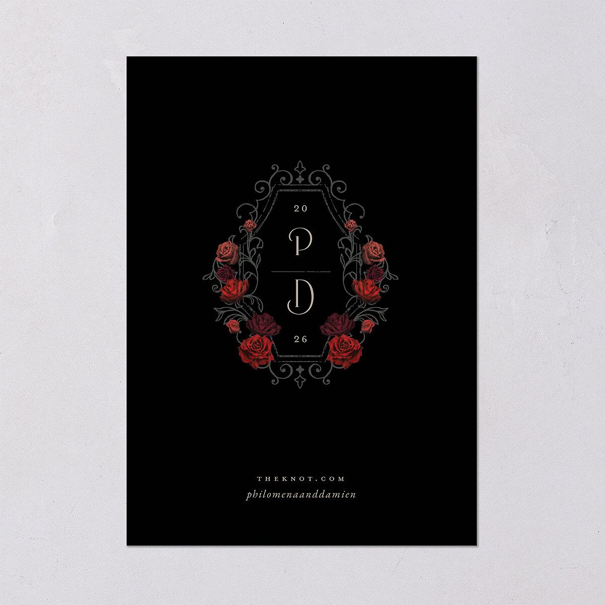 Gothic Gate Wedding Invitations — view 3