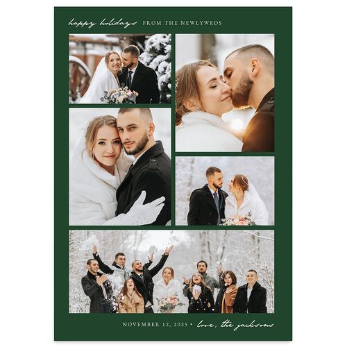 Romantic Gallery Holiday Holiday Cards Emerald Signature
