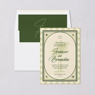 Retro Tropical Destination Envelope Liners Pear Standard