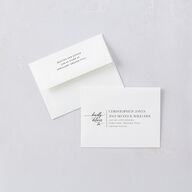 Painted Minimal Thank You Cards Midnight