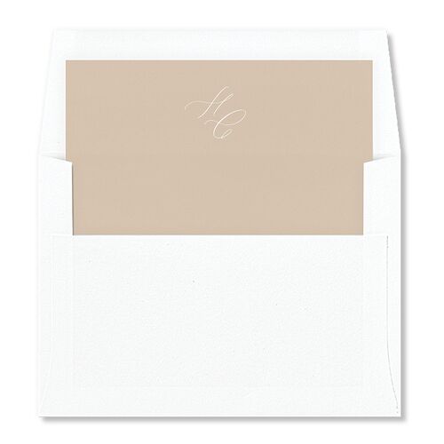 Luxury Floral Archway Envelope Liners Dijon Standard
