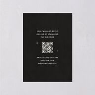 Moody Gothic Rose Wedding Response Cards Midnight Signature Standard
