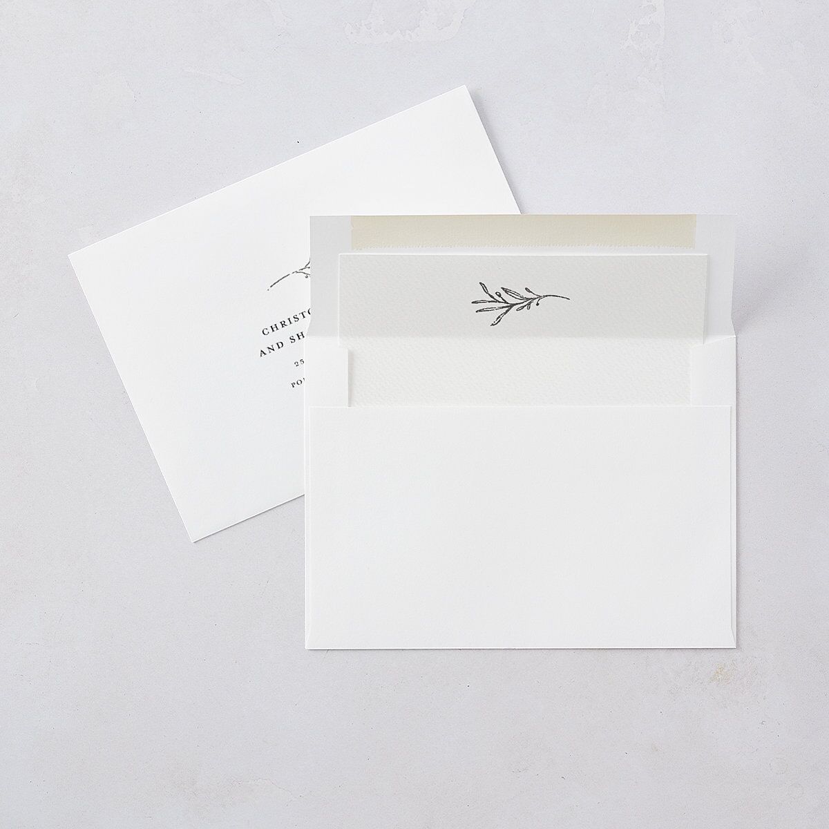 Rustic Setting Save The Date Cards Medieval Grey Signature smooth Blank No Standard