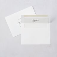Rustic Setting Save The Date Cards Medieval Grey Signature smooth Blank No Standard
