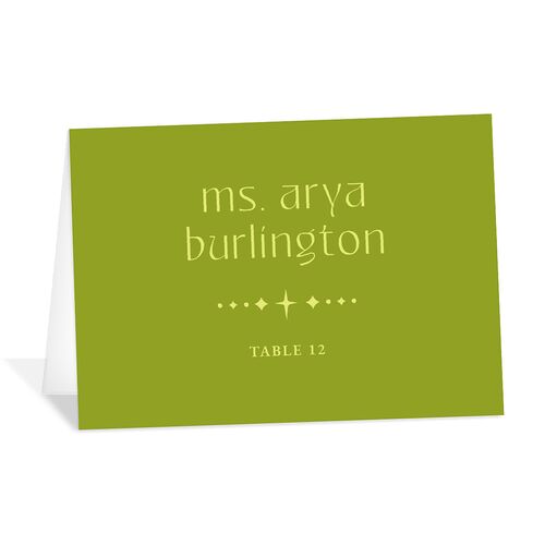 Til Death Do We Disco Place Cards Pear Signature