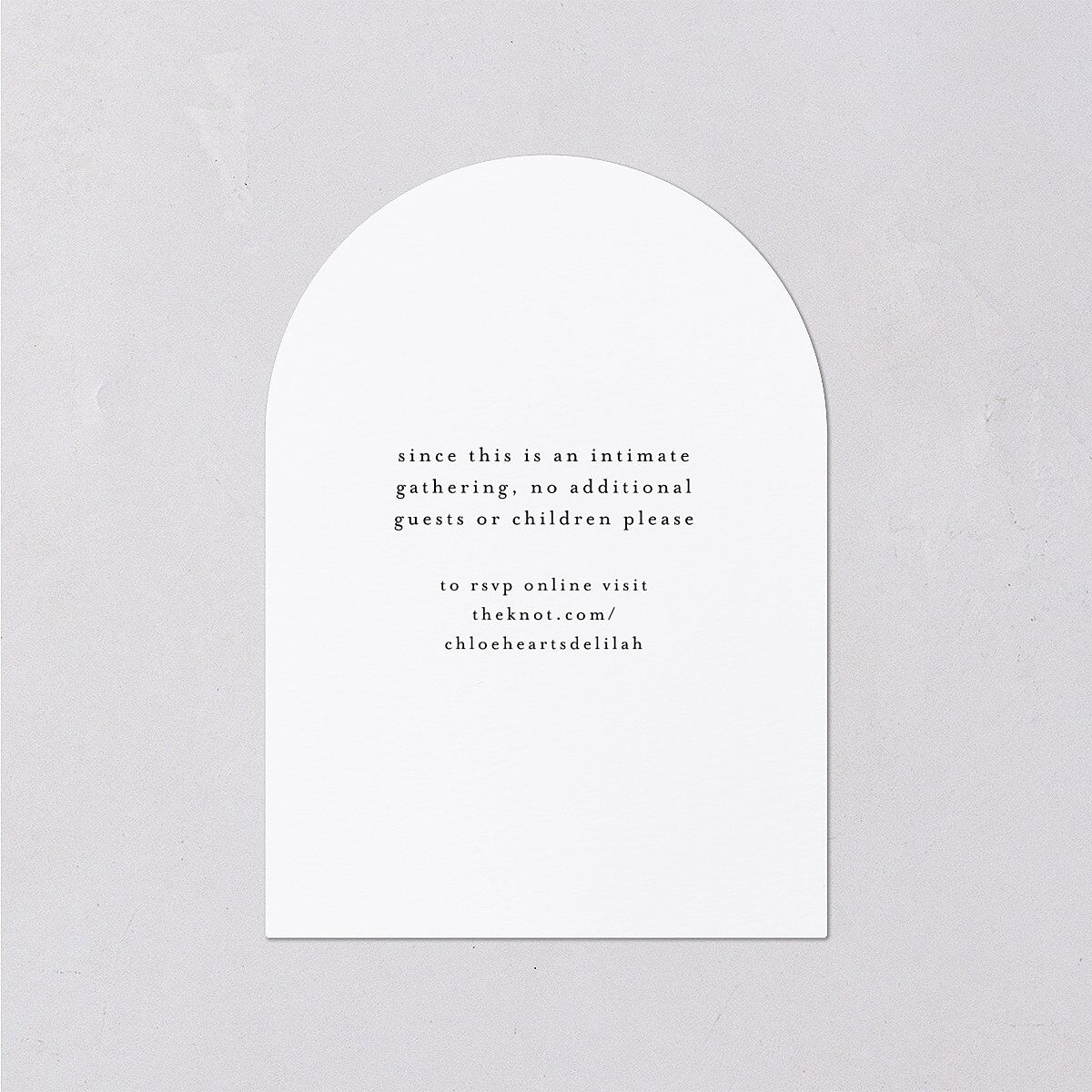 Dainty Heart Wedding Response Cards Pure White Gold Signature
