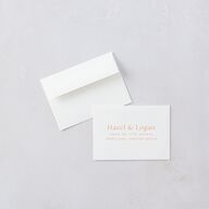 Desert Cactus Wedding Response Cards Peach Fuzz Signature Standard
