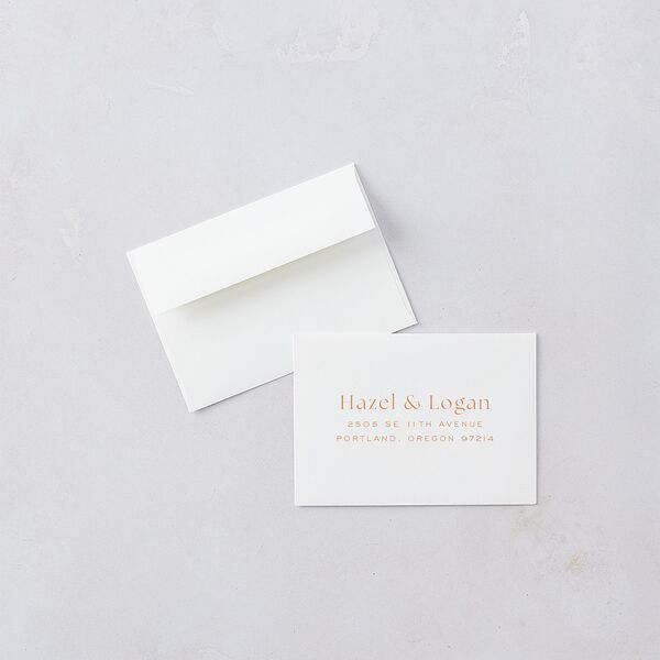 Desert Cactus Wedding Response Cards Peach Fuzz Signature Standard