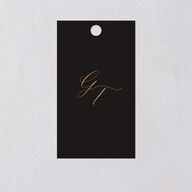 Dark Vintage Fantasy Favor Gift Tags Midnight Signature