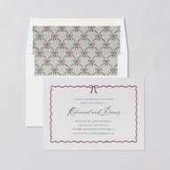 Festive Garland Rehearsal Dinner Invitations Hunter Green Signature Blank