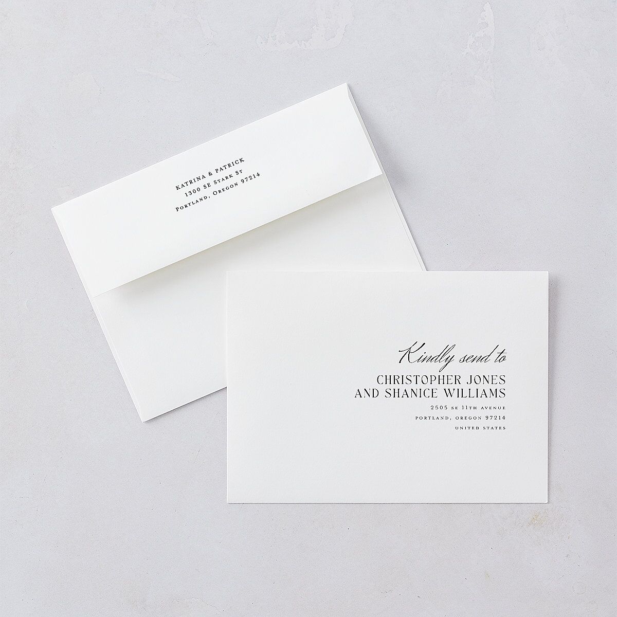 Simple Elegant Black Tie Wedding Invitations Champagne Signature Blank No Standard