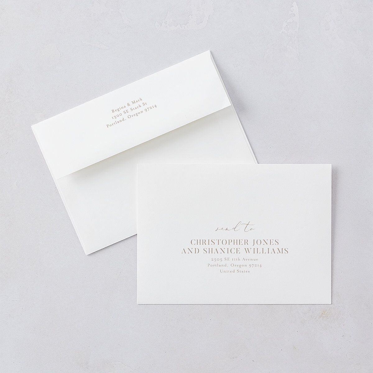 Elegant Garden Wedding Invitations Thyme Signature Blank No Standard
