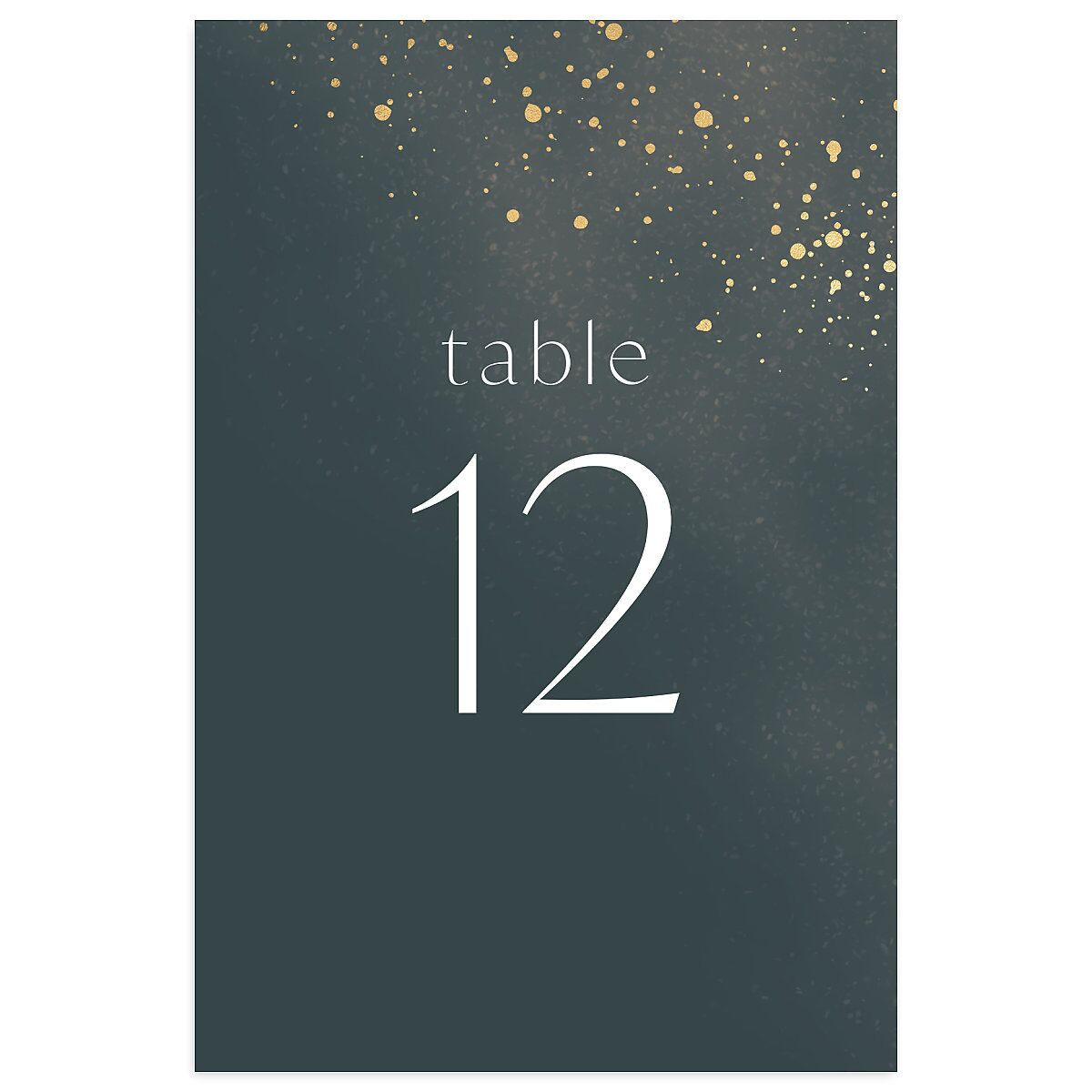 Shimmer Dust Table Numbers