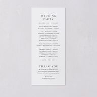 Elegant Damask Wedding Programs Gold Pure White Signature