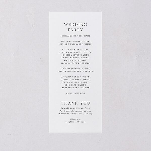 Elegant Damask Wedding Programs Gold Pure White Signature