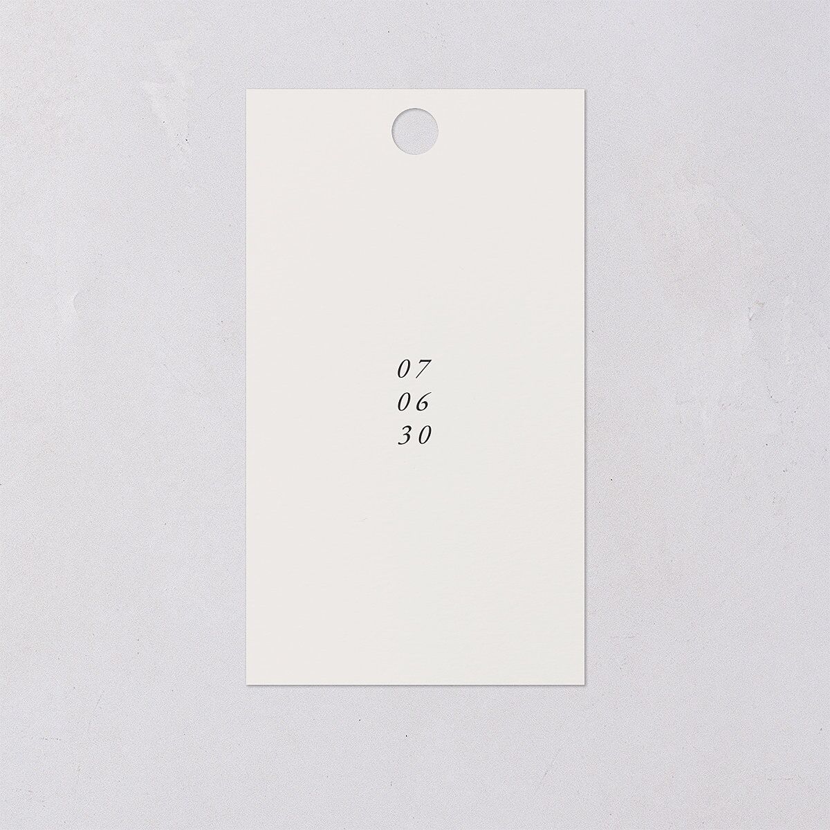 Curved Garland Favor Gift Tags Champagne Signature