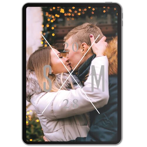 Painted Mountains Digital Save the Date Cards Mauve Linen Lets Celebrate Standard
