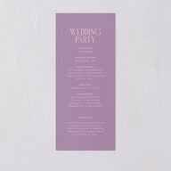 Art Nouveau Wisteria Wedding Programs Purple Petal Signature