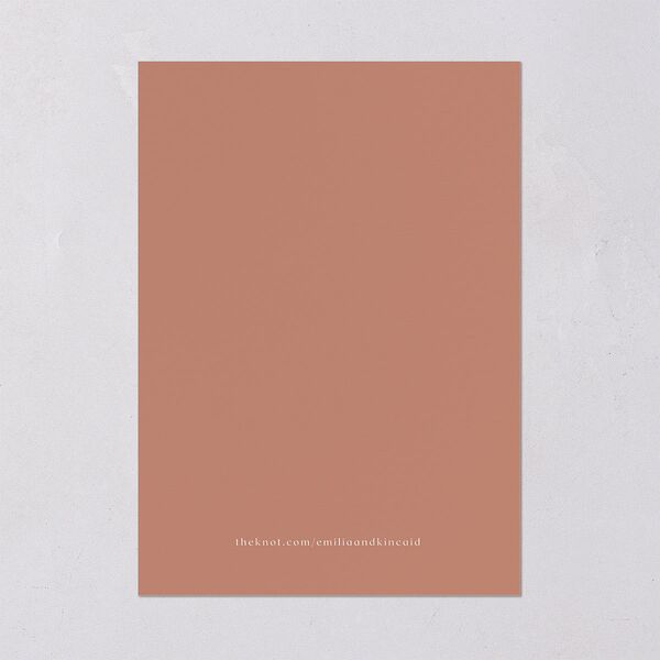 Wild Pansies Wedding Invitations Rose Gold Signature Blank No Standard